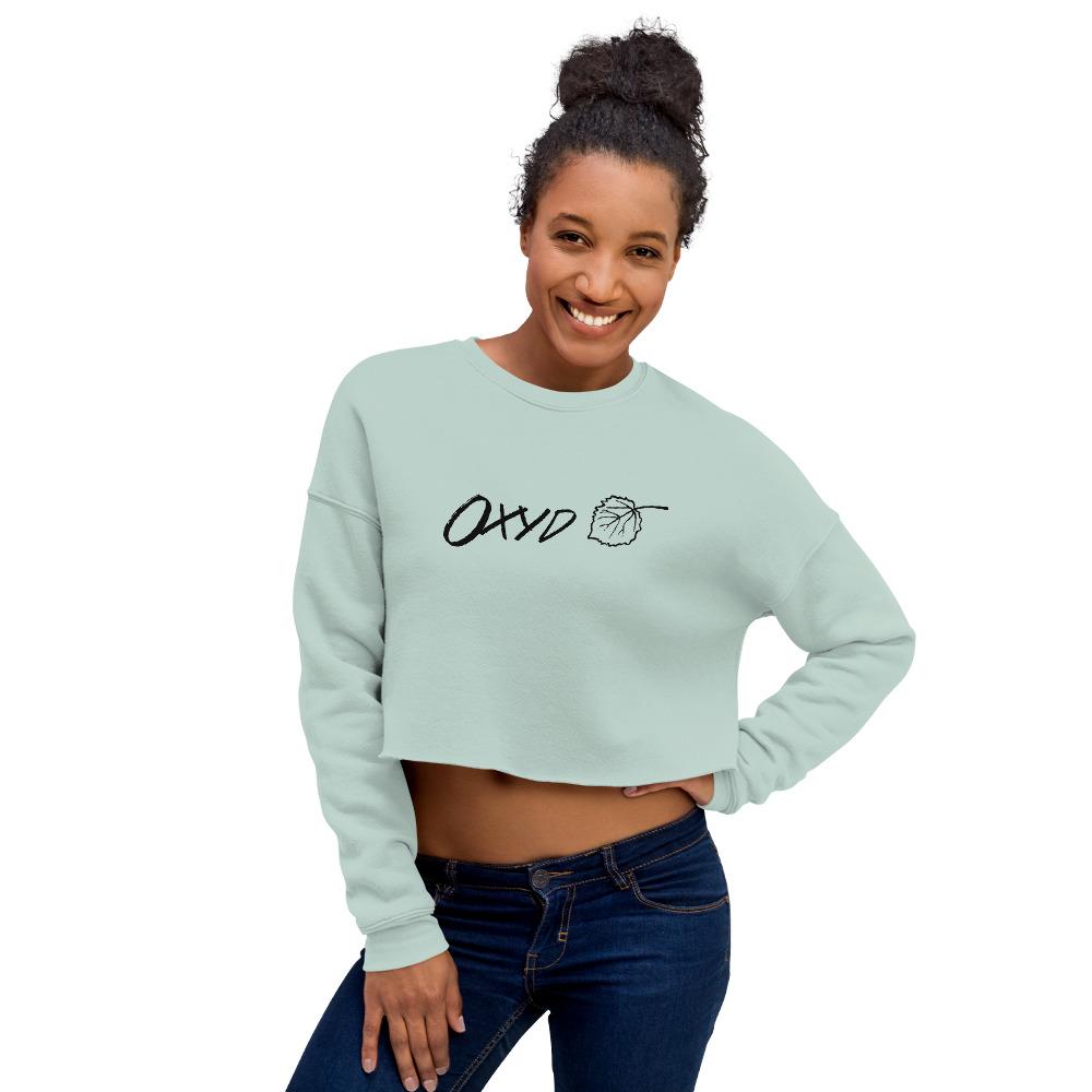 OXYD® Leaf Bella + Canvas 7503 Women's Fleece Crop Sweatshirt