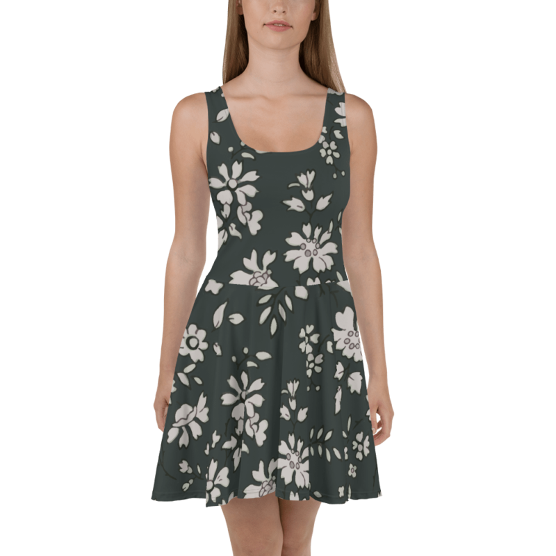 Oxyd Liby Chapel Teal Skater Dress
